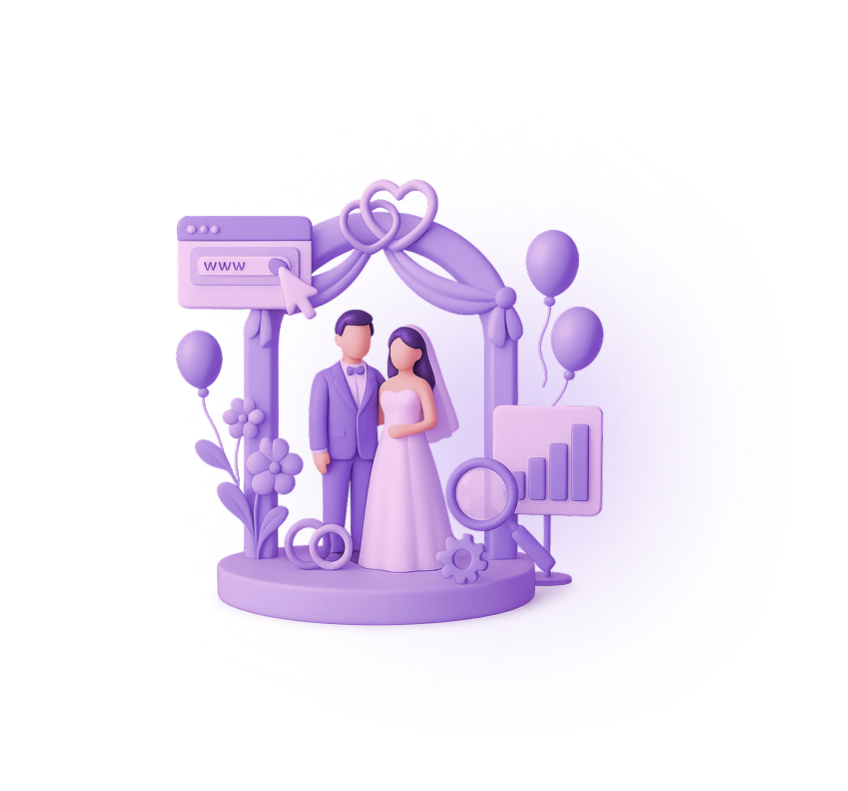 Продвижение сайта свадебного агентства
