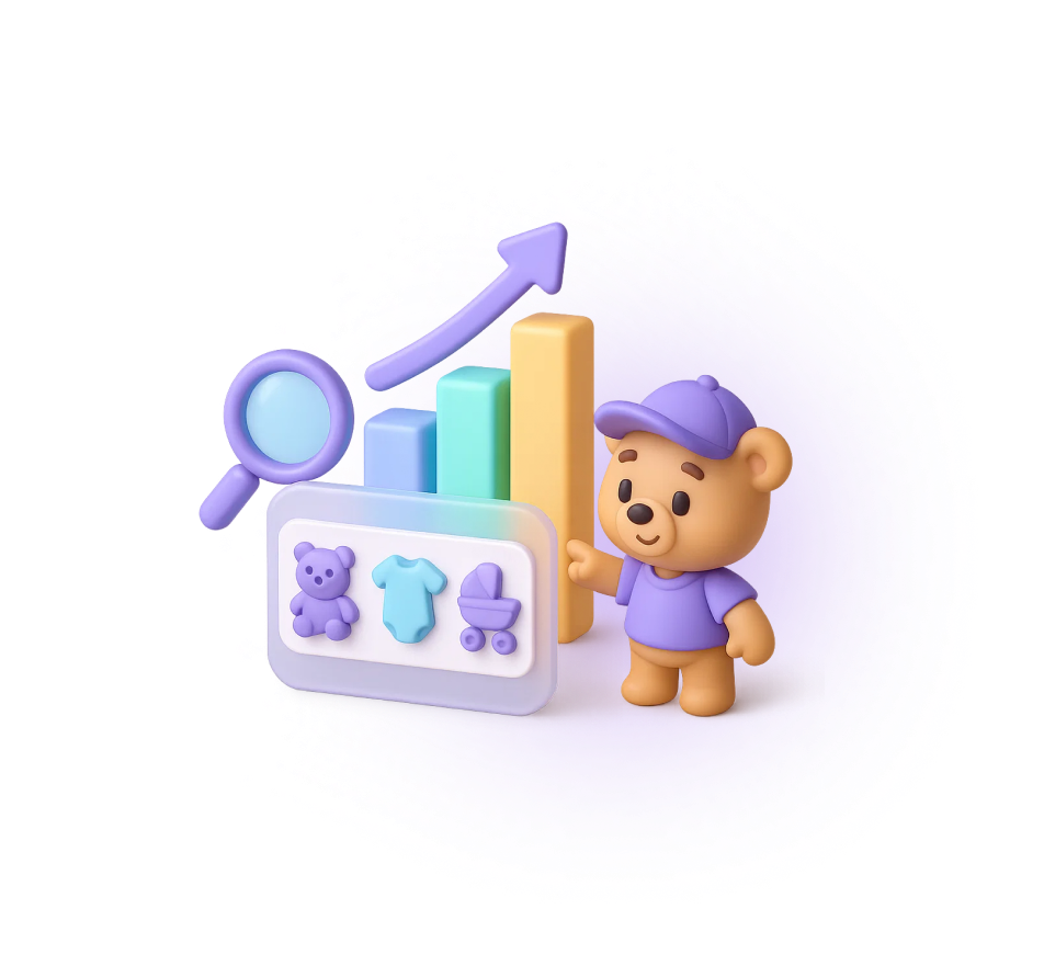 Продвижение сайта детских товаров